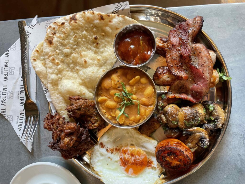brunch-newcastle-full-indian-breakfast-thali-tray